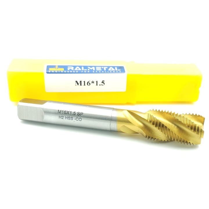 Tarod de masina cu filet fin HSS-Co M16x1.5 H2 TiSiN DIN 376