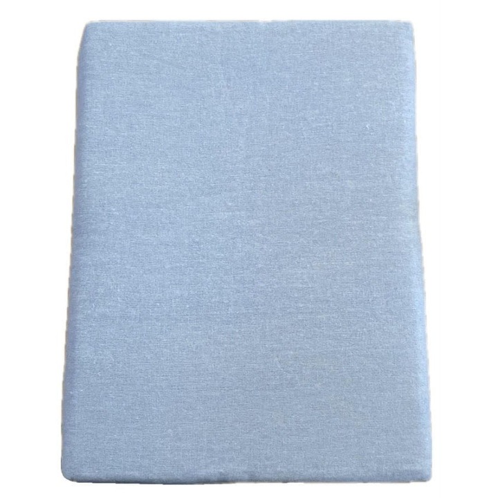 Cearceaf flanel, Kufer, albastru, 200x220cm