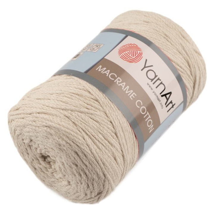 Fire textile, YarnArt, Wloczka Macrame Cotton, 85% bumbac, 225m, 250g