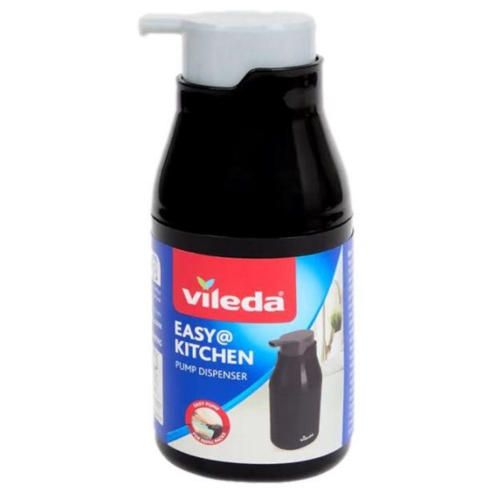 Vileda Easy Kitchen adagoló, pumpás adagoló, 7,5x7x16cm, tartós anyagból