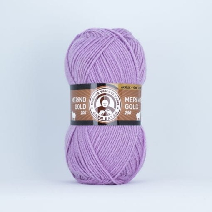 Textilfonal, Madam Tricote, Wloczka Merino Gold 200, 49% merinógyapjú, 51% akril, 100g, 200m