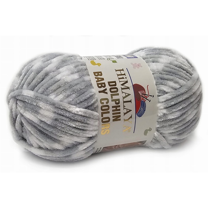 Garnitur fire Himalaya Dolphin Baby Colors, 100% poliester, 100g, 120m, 6,5mm, set de 5 bucati