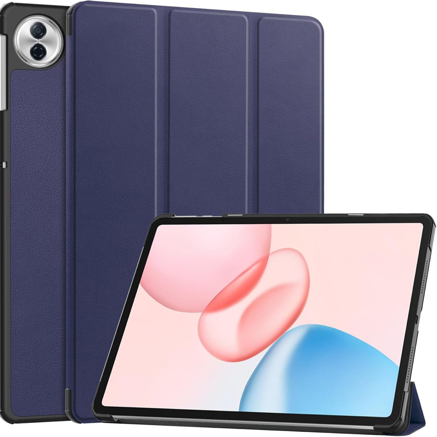 Husa tableta pentru Honor Pad10 12.1"(2025), Auto functie sleep/wake tip stand, Albastru inchis