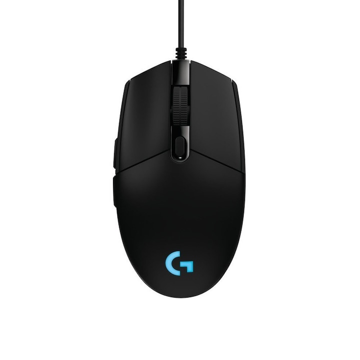 Mouse, Logitech G102, Lightsync RGB, 8000 DPI, 6 butoane programabile, negru