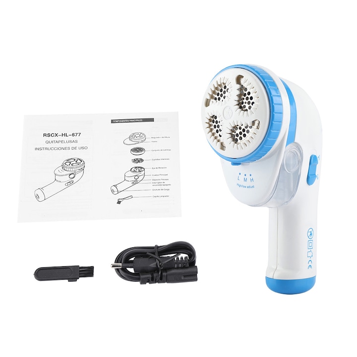 Aparat electric de taiat scame, 6 lame, portabil, pentru toate tipurile de tesaturi