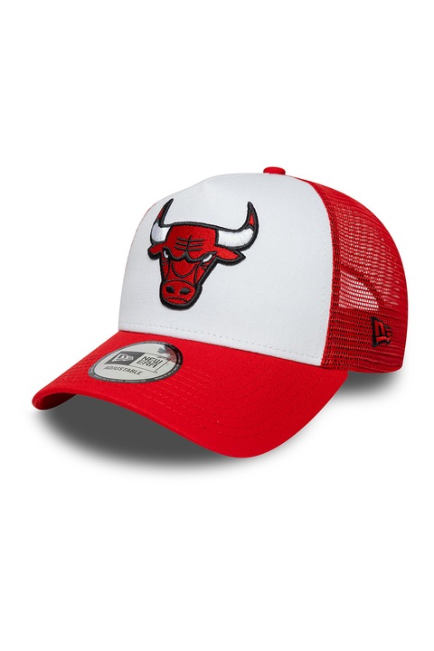 New Era, Бродирана шапка с лого на Chicago Bulls, Червен, Бял