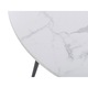 Masa de dining Odeon Alb 120 cm 120 cm