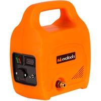 Pompa de presiune pentru stropit 12 V 12 Ah Evotools, presiune maxim 7 bar, furtun pulverizare 10 m, furtun absorbtie 2 m, pistol de stropit din alama, panou afisaj digital, cablu incarcare USB