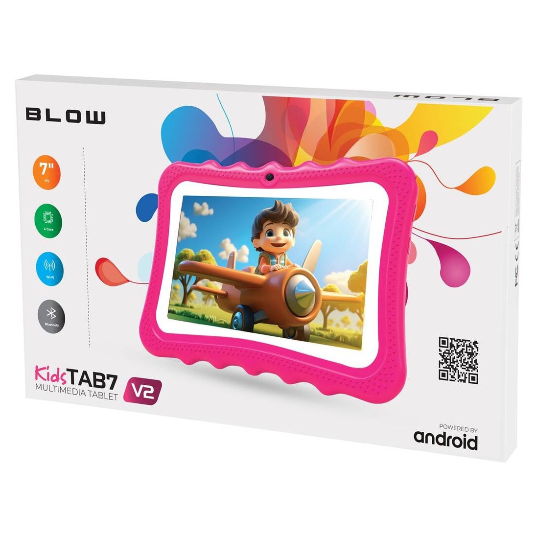 Tableta BLOW Kids TAB7 V2 4GB RAM 32GB Roz
