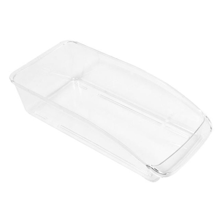 Organizator fructe si legume din plastic transparent pentru frigider, 32x14.5x8cm, BREZIUM