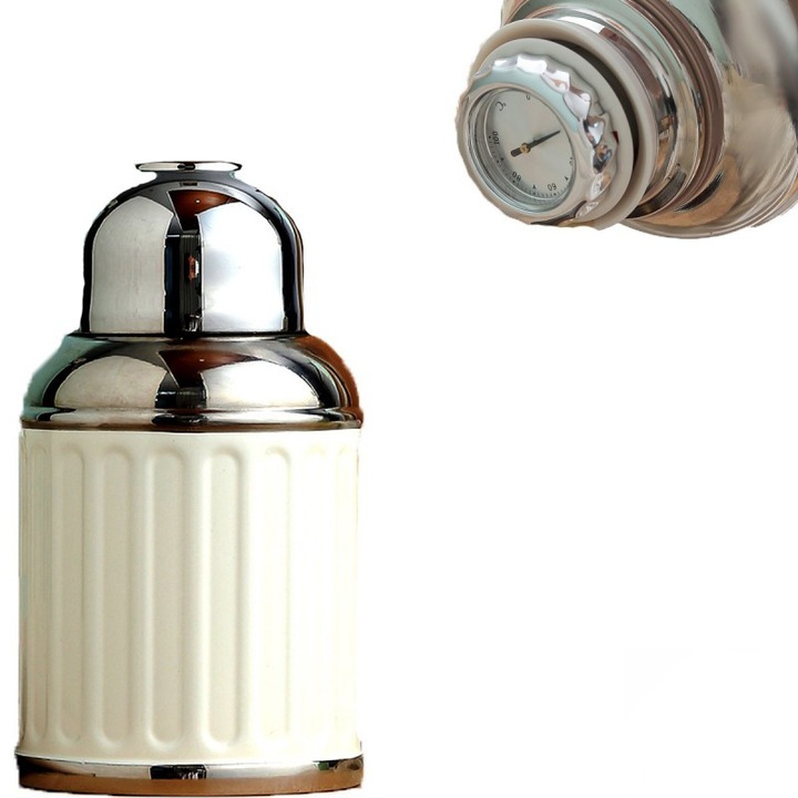 Termos 500 ml cu indicator de temperatura din otel inoxidabil