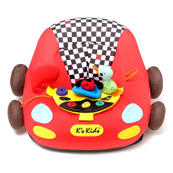 Masinuta interactiva Jumbo Go Go Go, K's Kids, multicolor, 6-24 luni