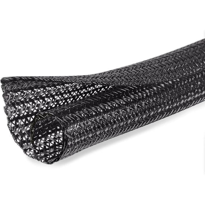 Manson protector cablu Mchifrys, 1/2 inch, 10 picioare, negru, design despicat