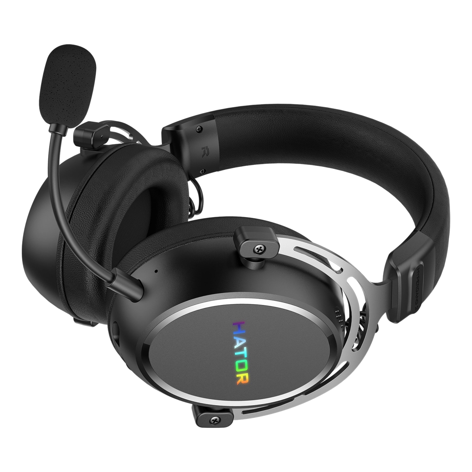 Słuchawki bezprzewodowe z mikrofonem Hator Hypergang 3 Wireless ESH55 ANC Nauszne Czarny
