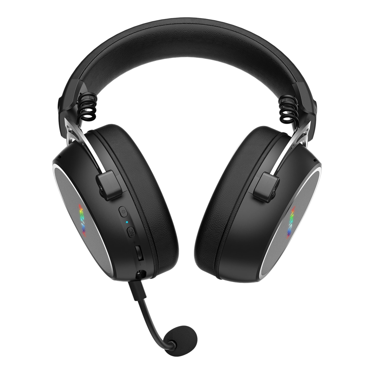 Słuchawki bezprzewodowe z mikrofonem Hator Hypergang 3 Wireless ESH55 ANC Nauszne Czarny