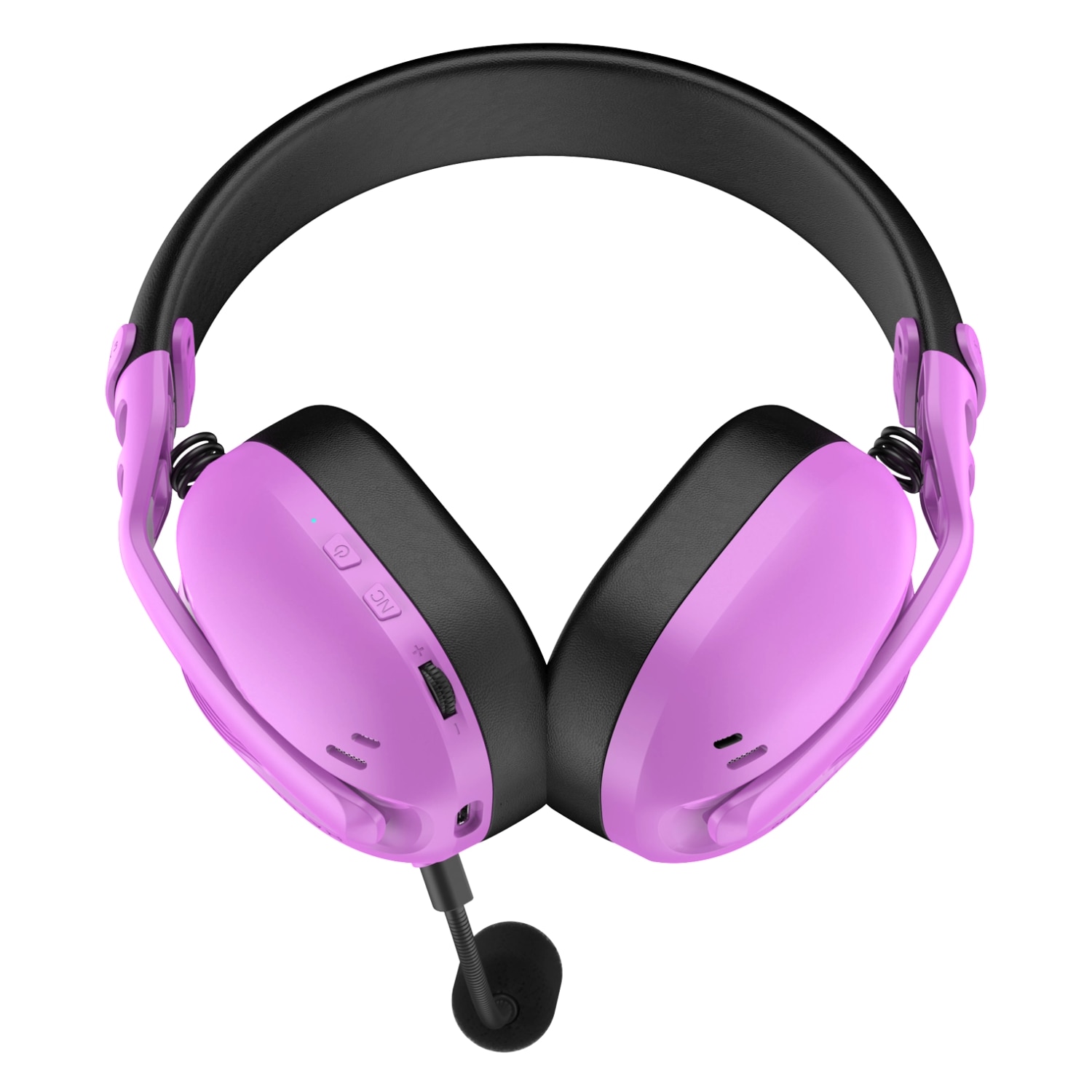 Słuchawki bezprzewodowe z mikrofonem Hator Hyperpunk 3 Wireless ESH19 ANC Nauszne Fioletowy