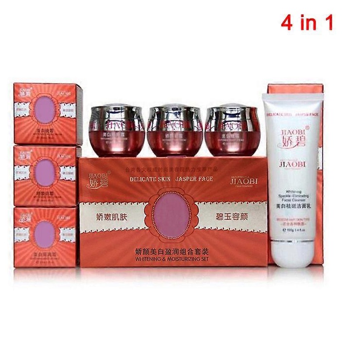 Комплект крем за лице 2 в 1: дневен крем (20мл), нощен крем (20мл), дълбока хидратация, избелващ ефект