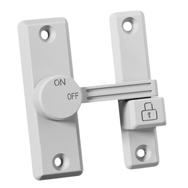 Zavor de usa din aliaj de zinc, 64cmx76cm, pentru usi de acasa, birou, garaj, usi glisante, set 1 bucata cu suruburi