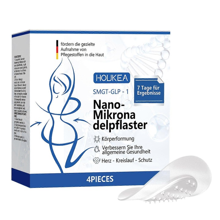 4-12 buc plasture cu microace Nanos pentru greutate, microace ultra-subtiri pentru barbati si femei, 4 buc