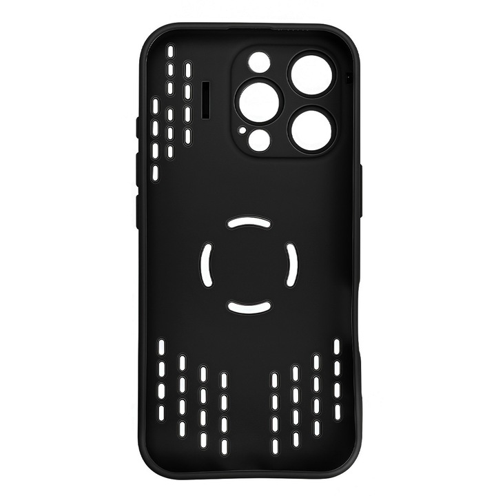 Husa de Protectie Telefon, Pentru Apple iPhone 16 Pro Max, TPU, Ultra Slim, Suport Pentru Camerelor, Protectie Impotriva Socurilor si Caderilor, Negru