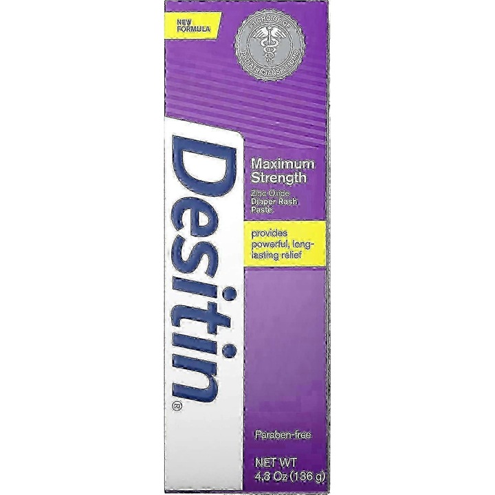 Desitin Maximum kiütés elleni krém, 4.8 oz, 40% cink-oxid, 5 az 1-ben