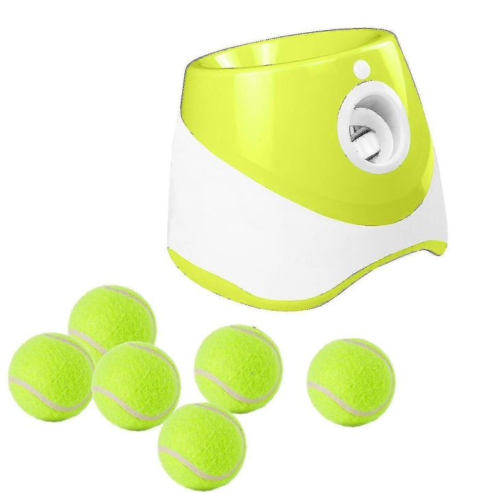 Automata labdakilövő kutyáknak, 3 sebesség, 9 fluoreszkáló labda, 259x271x214mm