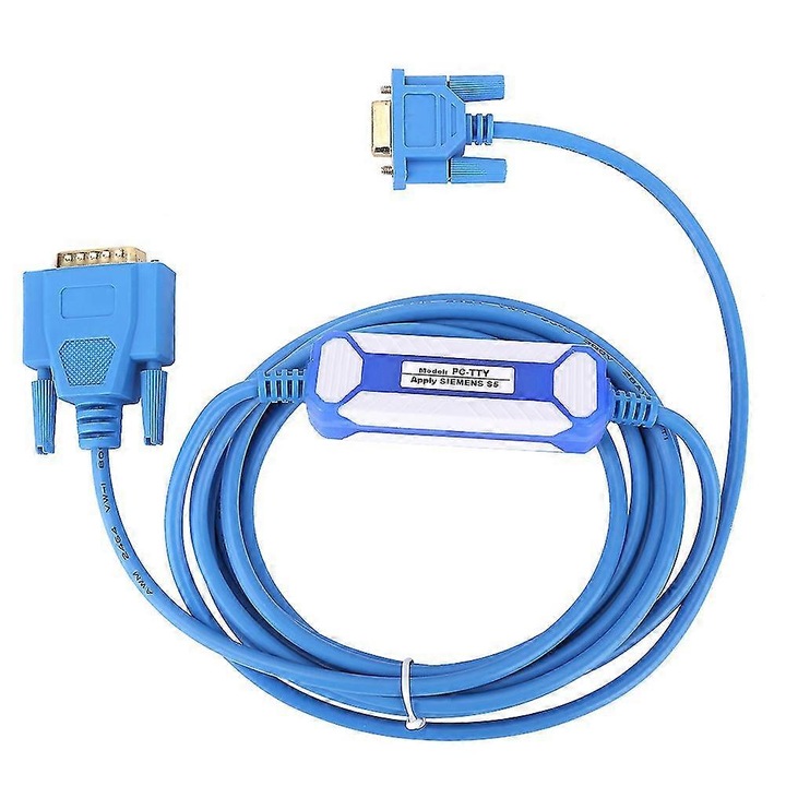 Програмен кабел PVC за Siemens S5 PLC, 7 жила, син, 256г