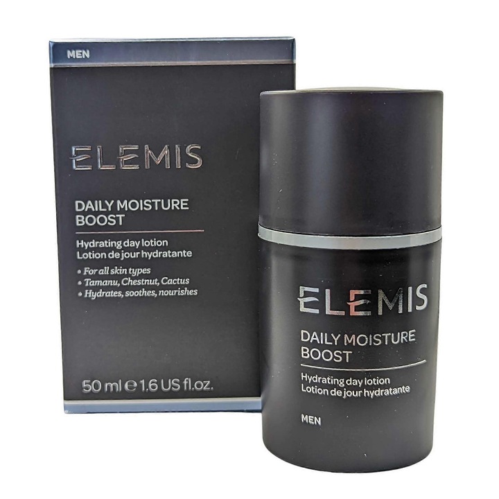 Хидратиращ крем за лице Elemis Daily Moisture Boost 50мл, веган, без жестокост, 50мл
