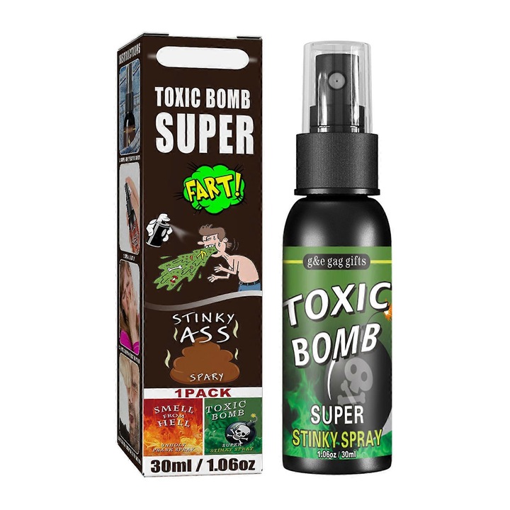 Спрей за номера, 30мл, за партита, с траен мирис, за Първи април