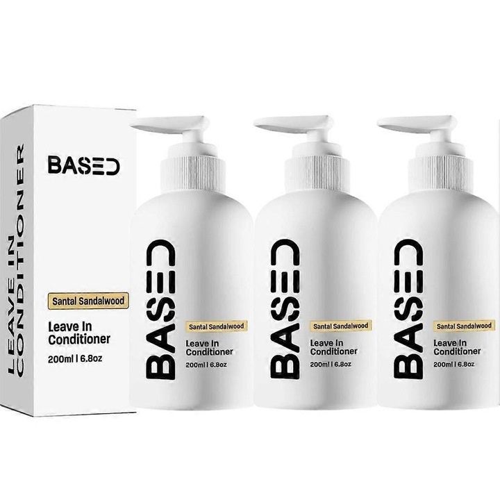 Hajbalzsam, 3 darab, azonnali göndörödésgátló hatás, hidratálás és táplálás, olajmentes, 150 ml