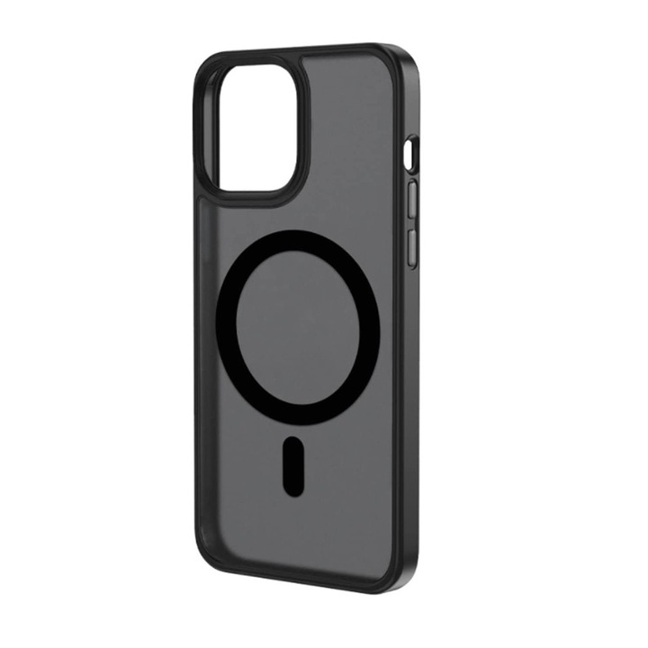 Husa telefon pentru iPhone 16 Pro, protectie militara, transparenta, 6.3 inch