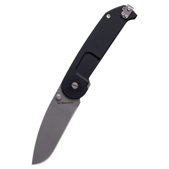 Cutit pliabil BF2 CD, Extrema Ratio, lama Drop Point, otel Bohler N690, 21.3cm, negru