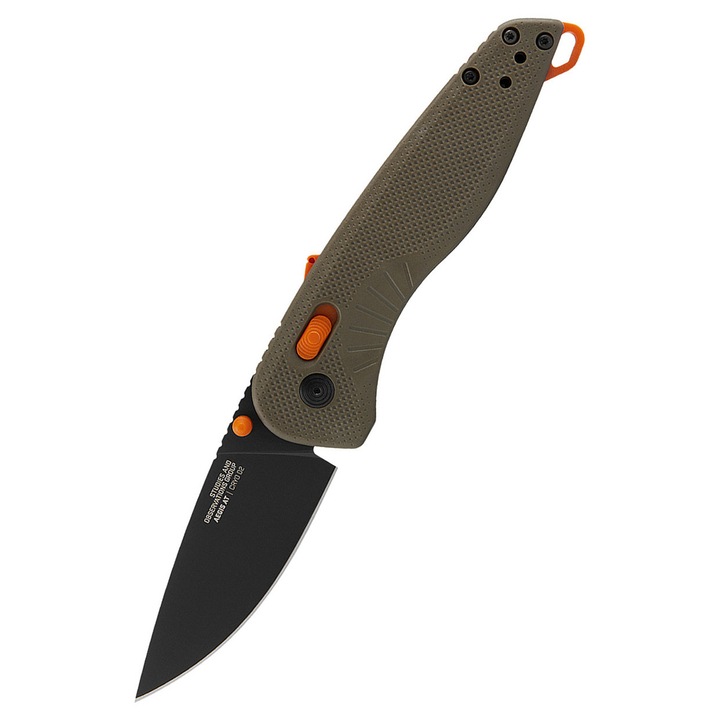 Briceag Folder cutit Aegis AT, Emporium, lama D2, maner FRN, 20.7cm, culoare tan
