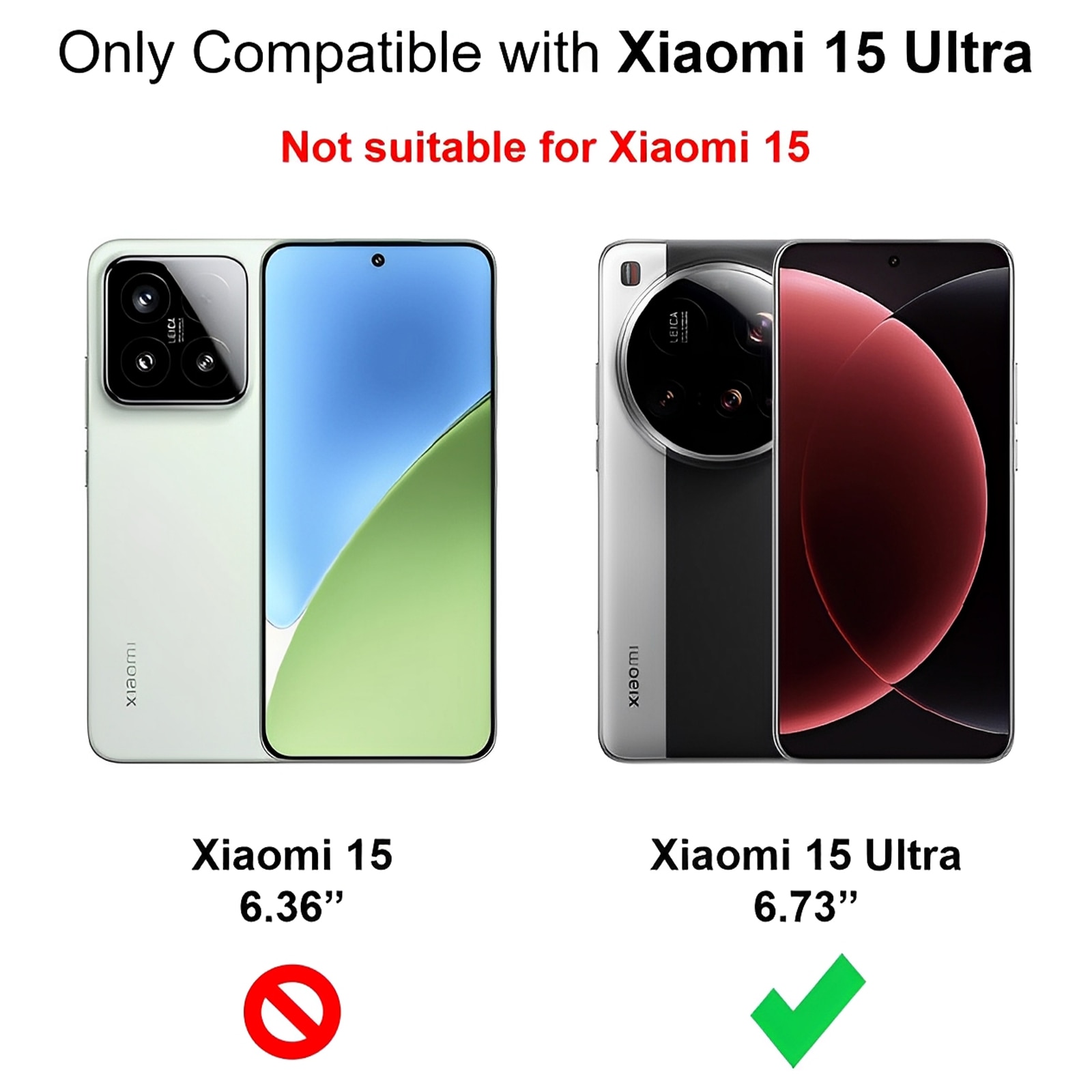 Husa protectie telefon, TREXORA, Poliuretan/Policarbonat, Pentru Xiaomi 15 Ultra, Negru/Alb