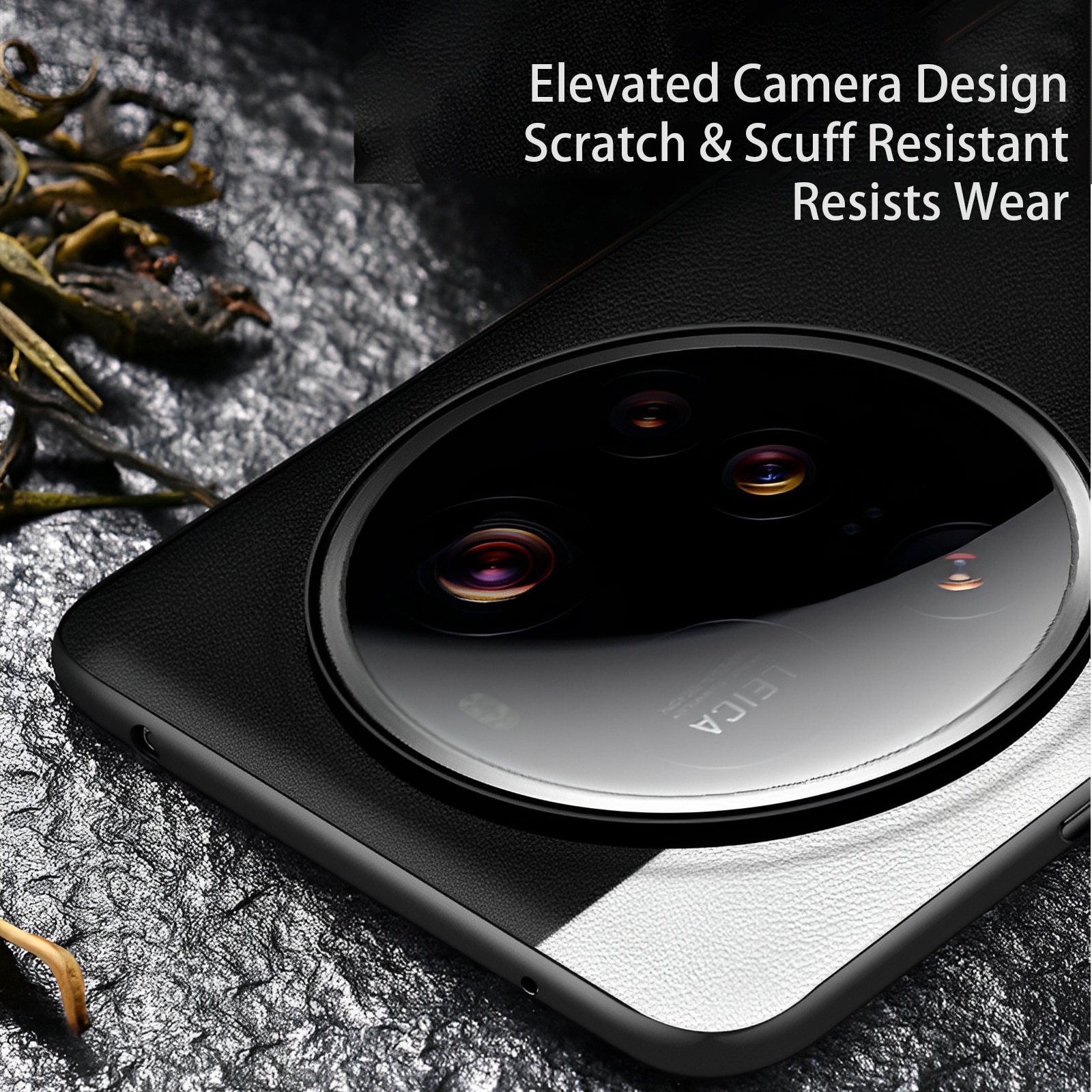 Husa protectie telefon, TREXORA, Poliuretan/Policarbonat, Pentru Xiaomi 15 Ultra, Negru/Alb