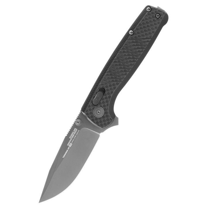 Cutit pliabil Terminus XR LTE, SOG, carbon grafit, 7.5cm lama, 18.2cm lungime totala, Emporium