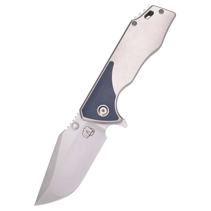 J-Cape V4 kés, Emporium, hossza 20.3cm, kék/ezüst