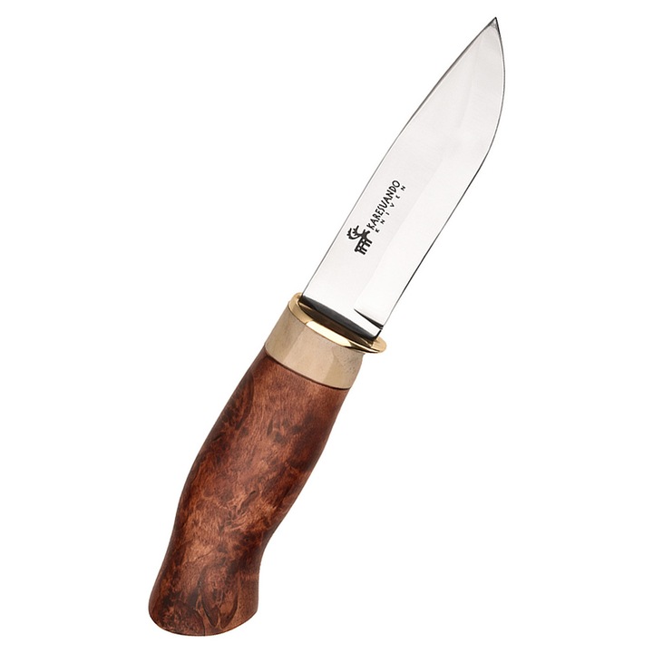 Cutit de vanatoare Galten Exklusiv, Emporium, maro/argintiu, 21cm