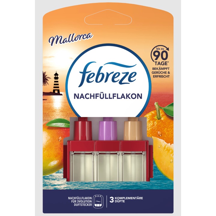 Rezerva Odorizant camera Febreze 3Volution Mallorca, 1x 20ml