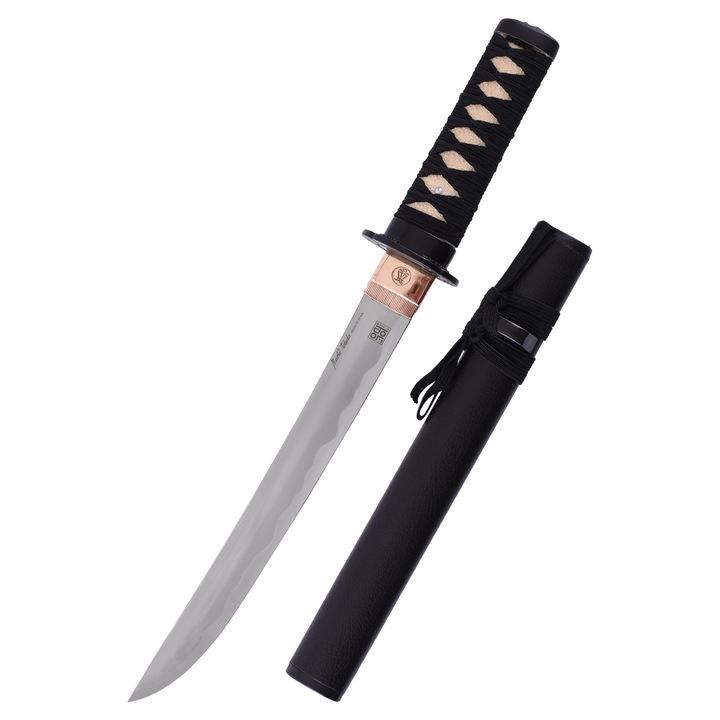 Sabie negru, Marto, inox, lungime totala 45cm, lungime lama 27cm, Emporium