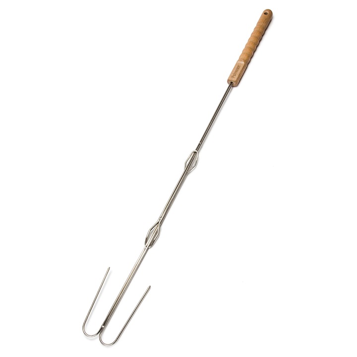 Ustensile gratar, Petromax, Campfire Skewer ls2, 2 bucati, inox, lemn, 91cm, Emporium