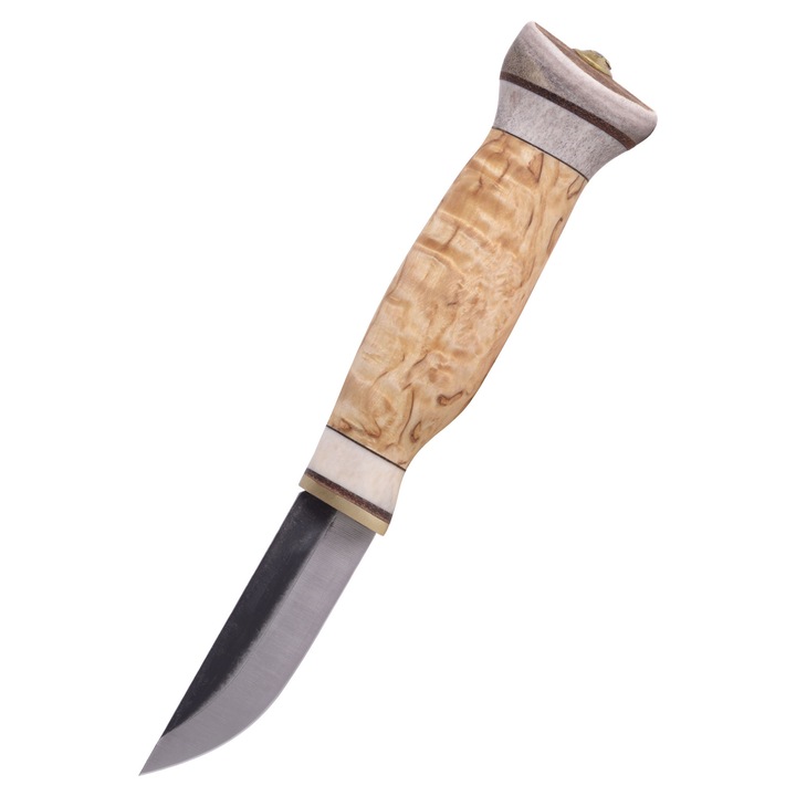 Cutit de sculptura Emporium, Wood Jewel, maner din lemn de mesteacan, otel carbon, 20cm