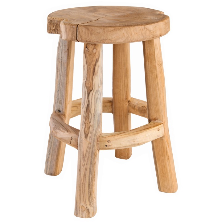 Fa sámli, Emporium, 30x45cm, rusztikus, bézs