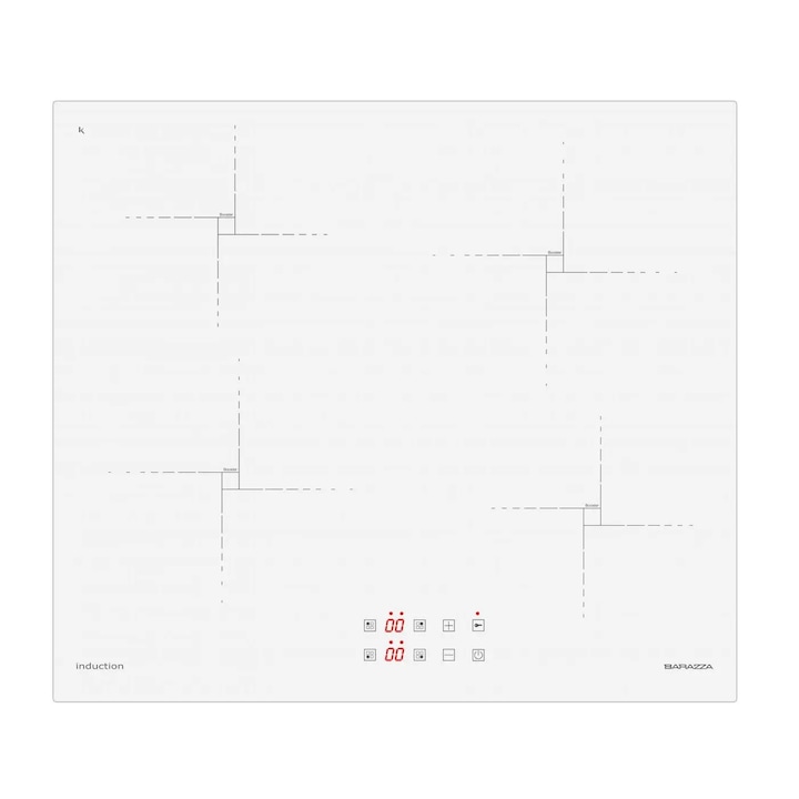 Plita incorporabila Neff T56BT50N0, Inductie, 4 zone de gatit, Control TwistPad, Afisaj digital, PowerMove, PowerBoost, PanBoost, Timer, Rama inox, 60 cm, Negru