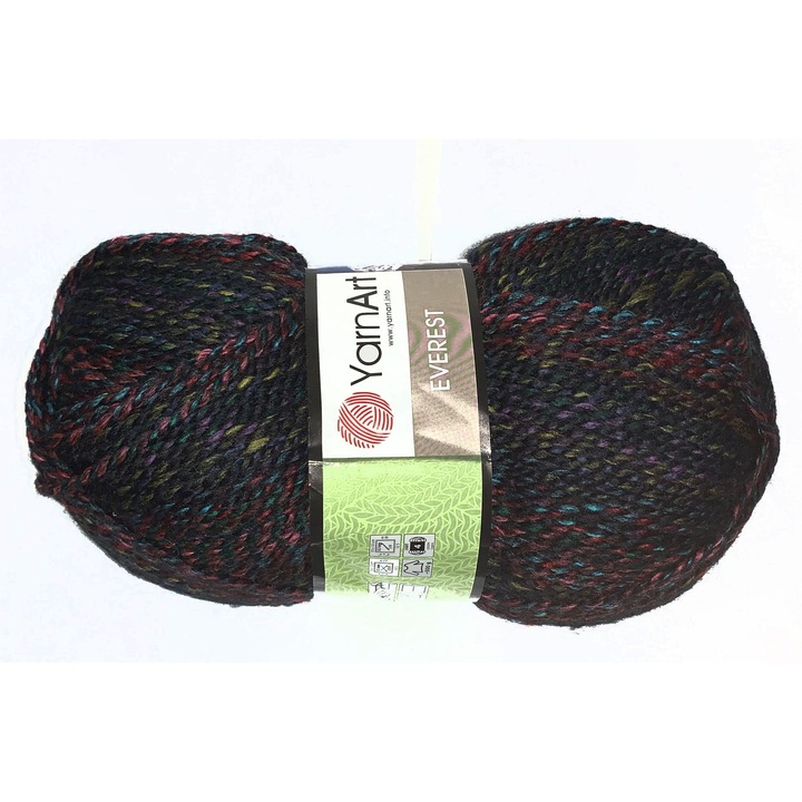 Garn YarnArt Everest, 70% acril, 30% lana, 200g, 320m, melanj