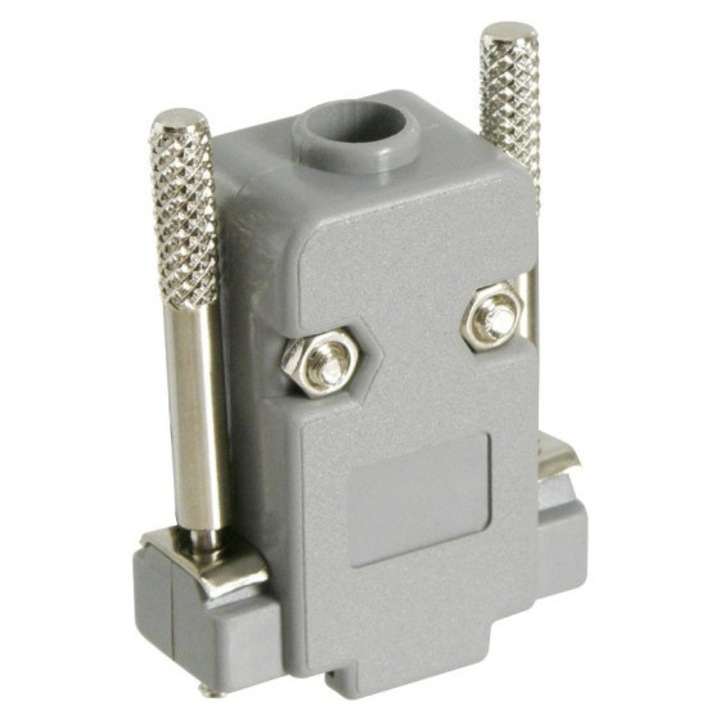 Carcasa mufa D-SUB 9 pini, surub lung