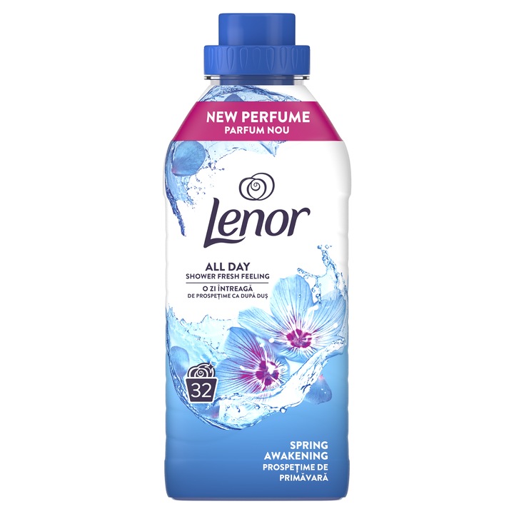 Lenor Spring Awakening, Koncentrált öblítő, 32 mosás, 960ml, Hosszantartó illat