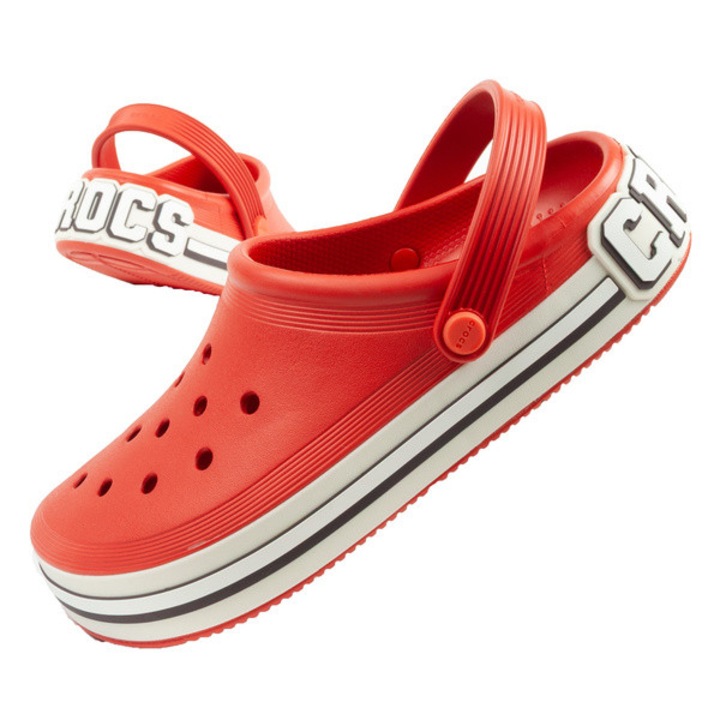 Sandale Crocs Off Court, saboti, rosu deschis, confortabili, la moda 36, 5