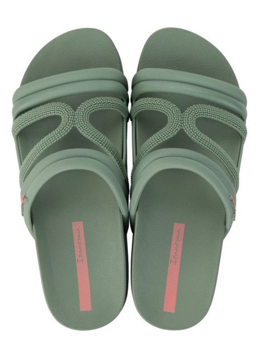 Дамски сандали Ipanema Walk Slide, модерни, удобни, зелени, за плаж, Зелен, 40