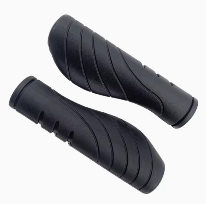 Ръкохватки за кормило на велосипед CooTooLa, противоплъзгаща гума, черен